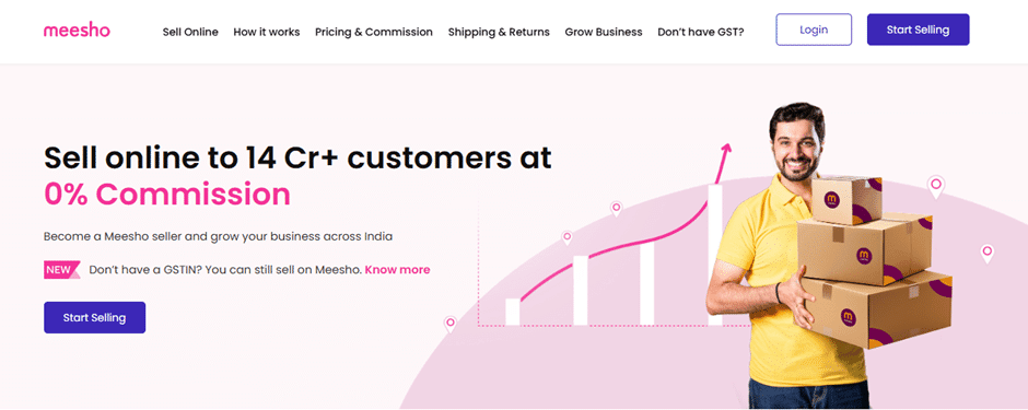 Visit the Meesho Seller Portal